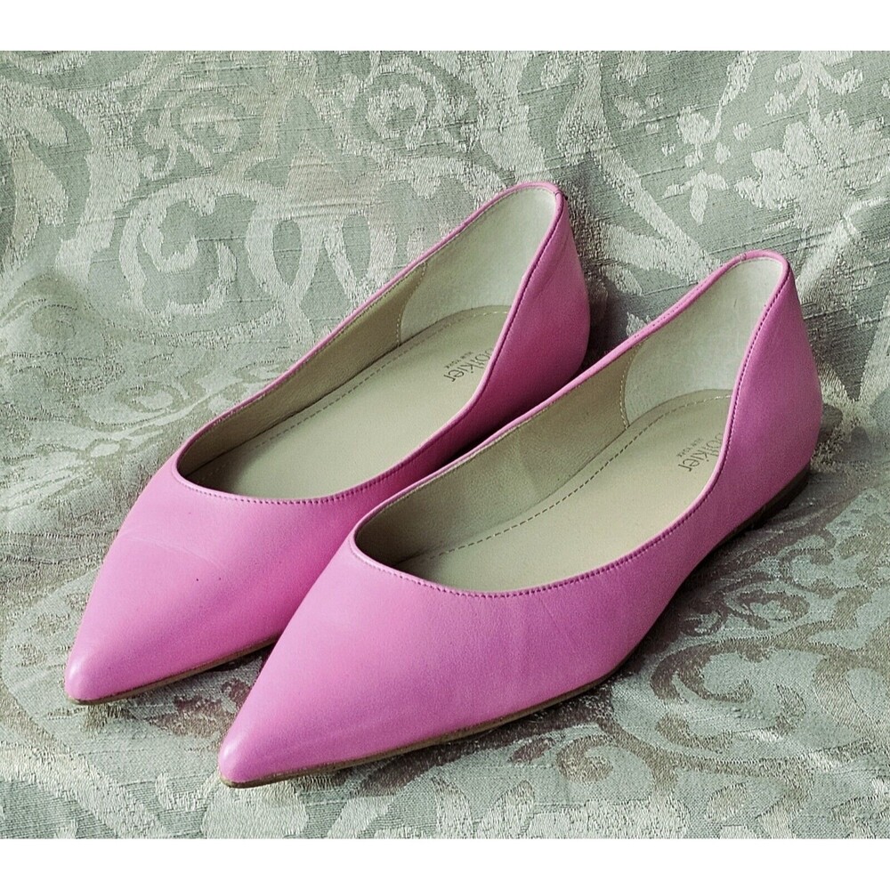 Botkier Annika Pointed Toe Flat Shoe Pink Size 5